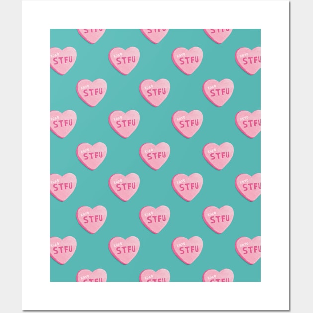 Sweetheart Pattern Wall Art by MidnightCoffee